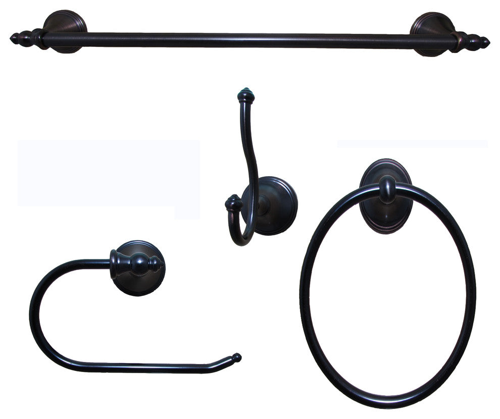 ARISTA Annchester Collection 4-Piece Set, Oil-Rubbed Bronze