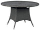 Chocolate Sojourn 47" Round Outdoor Patio Dining Table