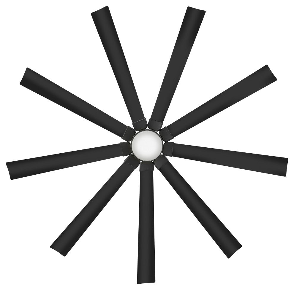 Hinkley Turbine 80" Led Smart Fan, Matte Black