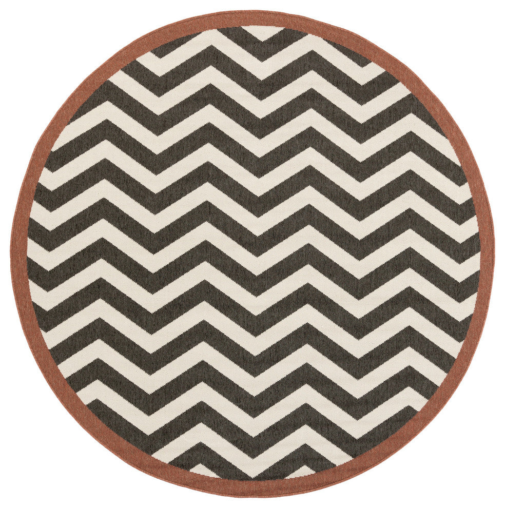 Alfresco Area Rug, 7'3" Round