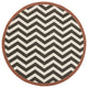 Alfresco Area Rug, 7'3" Round