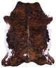 7' 5" X 6' 4" Brindle Natural Cowhide Rug C2302