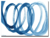 Loopy Blue' Ready2HangArt Canvas by Leslie Owens, 16"x12"