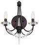 Varaluz-350W02CB-Two Light Wall Sconce Carbon Black