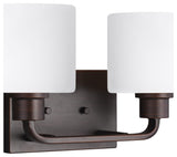 Canfield 2-Light Wall/Bath, Burnt Sienna