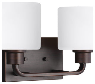 Canfield 2-Light Wall/Bath, Burnt Sienna