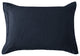 Hera Washed Linen Tailored Dutch Euro Pillow, 27"x39", Navy, 1 Piece