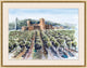 Vineyard Estate Watercolor 1, Giclee Reproduction Artwork