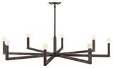 Hinkley Ezra Large Single Tier Chandelier, Black Oxide