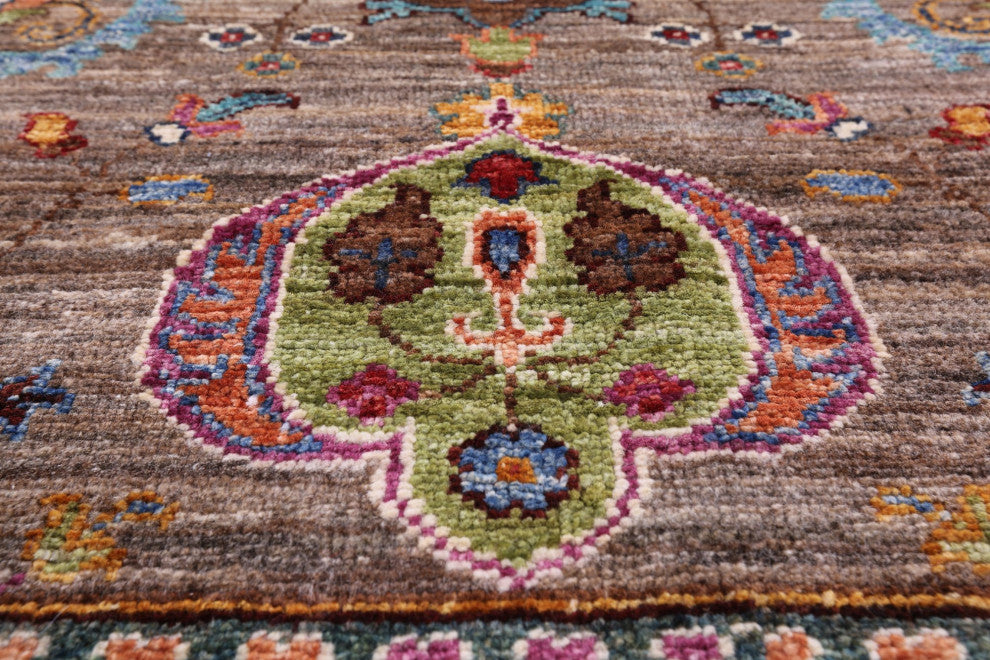 Persian Tabriz Handmade Wool Rug 4' 10" X 6' 5" Q5746