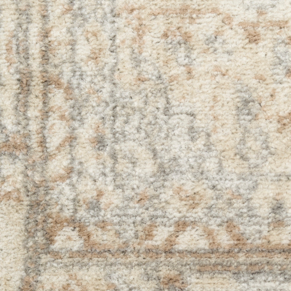 Nourison Quarry 3'9" x 5'9" Beige Vintage Indoor Rug