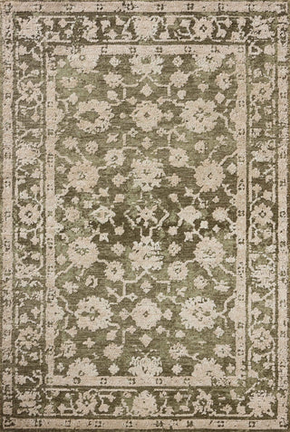 Loloi Percival Moss / Natural 3'-6" x 5'-6" Accent Rug