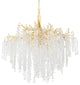 Genoa 12 Light Chandelier, Steel