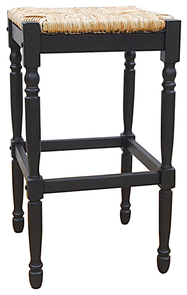 Thomasville Rta 29" Bar Stool, Antique Black