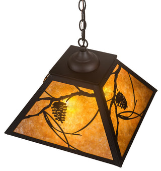 16 Square Whispering Pines Pendant