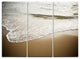 "White Waves in Mediterranean Sea" Metal Wall Art, 3 Panels, 36"x28"