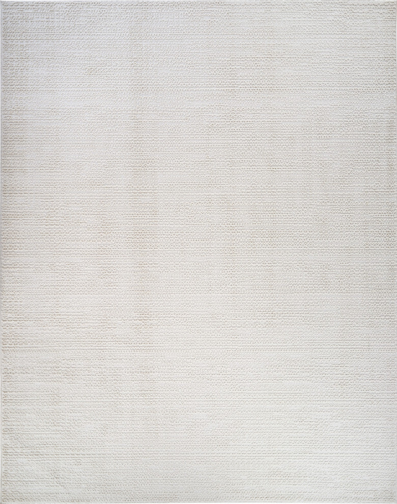 High-Low Preston Ivory/Beige Rug, Ivory, 5'x7'10"