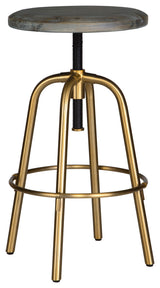 Revolve Brass Counter Stool