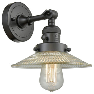 1-Light Halophane 10" Sconce, Oil Rubbed Bronze