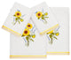 Linum Home Textiles 100% Turkish Cotton GIRASOL 4PC Embellished Towel Set