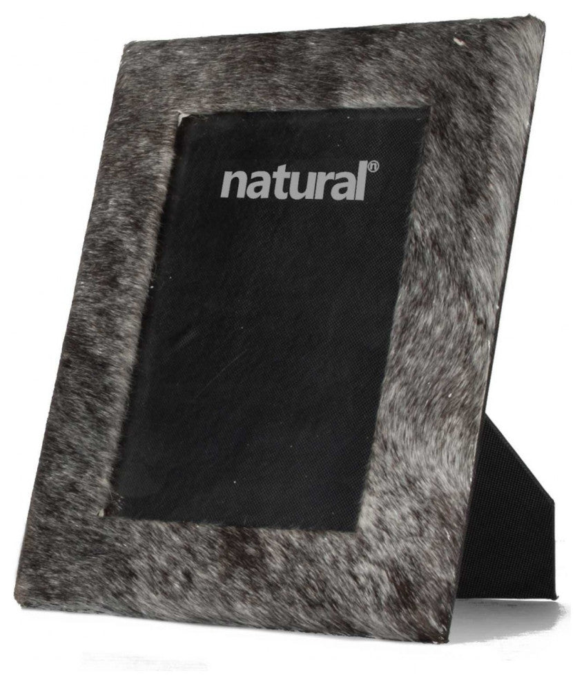 8"x10" Gray, Cowhide, 5"x7" Picture Frame
