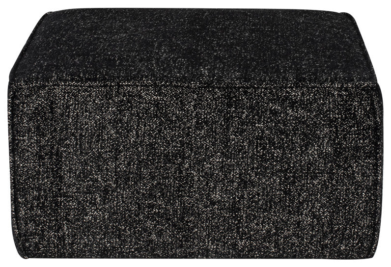 Santina Salt & Pepper Fabric Sofa Ottoman