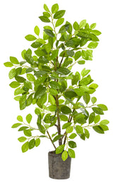 3' Ficus Artificial Tree, Planter