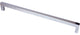 15" Modern Square Pull, Chrome