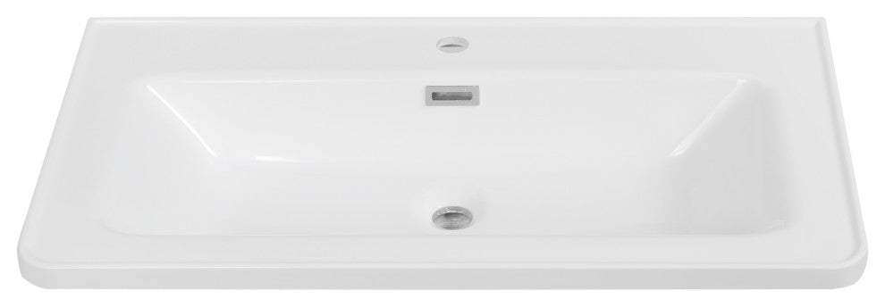 34" Solid Surface Resin Streamline K-1812-34 Vanity Top