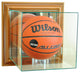 Wall Mounted Basketball Display Case, Walnut