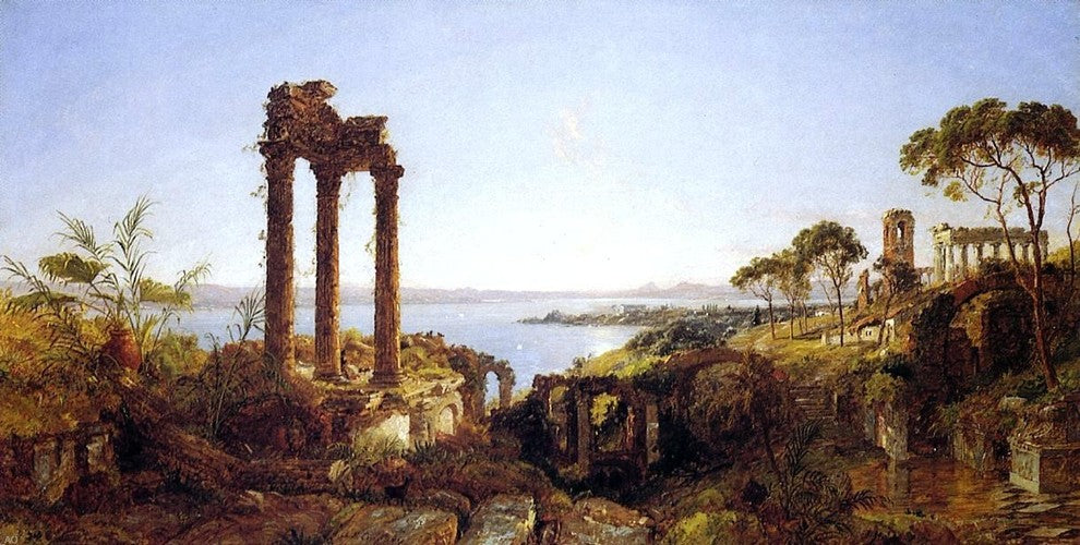 Jasper Francis Cropsey Overlooking the Bay of Naples Wall Decal