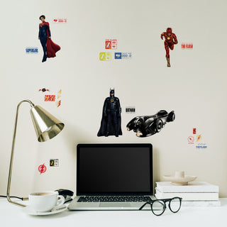 The Flash Movie Super Heroes Set Wall Decals