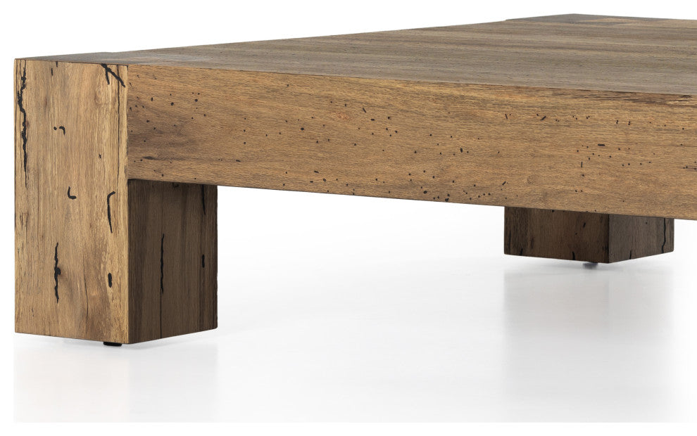 Abaso Coffee Table-Rustic Wormwood Oak