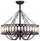 WAREHOUSE OF TIFFANY'S CFL-8463AB Jamen 31 in. 8-Light Indoor Bronze Finish