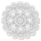 Rose 30" Round Table Topper