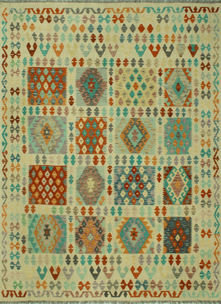 Sangat Kilim Anargul Ivory/Rust Rug, 8'3x11'3