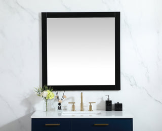 Alice Vanity Mirror, 36"x36", Black