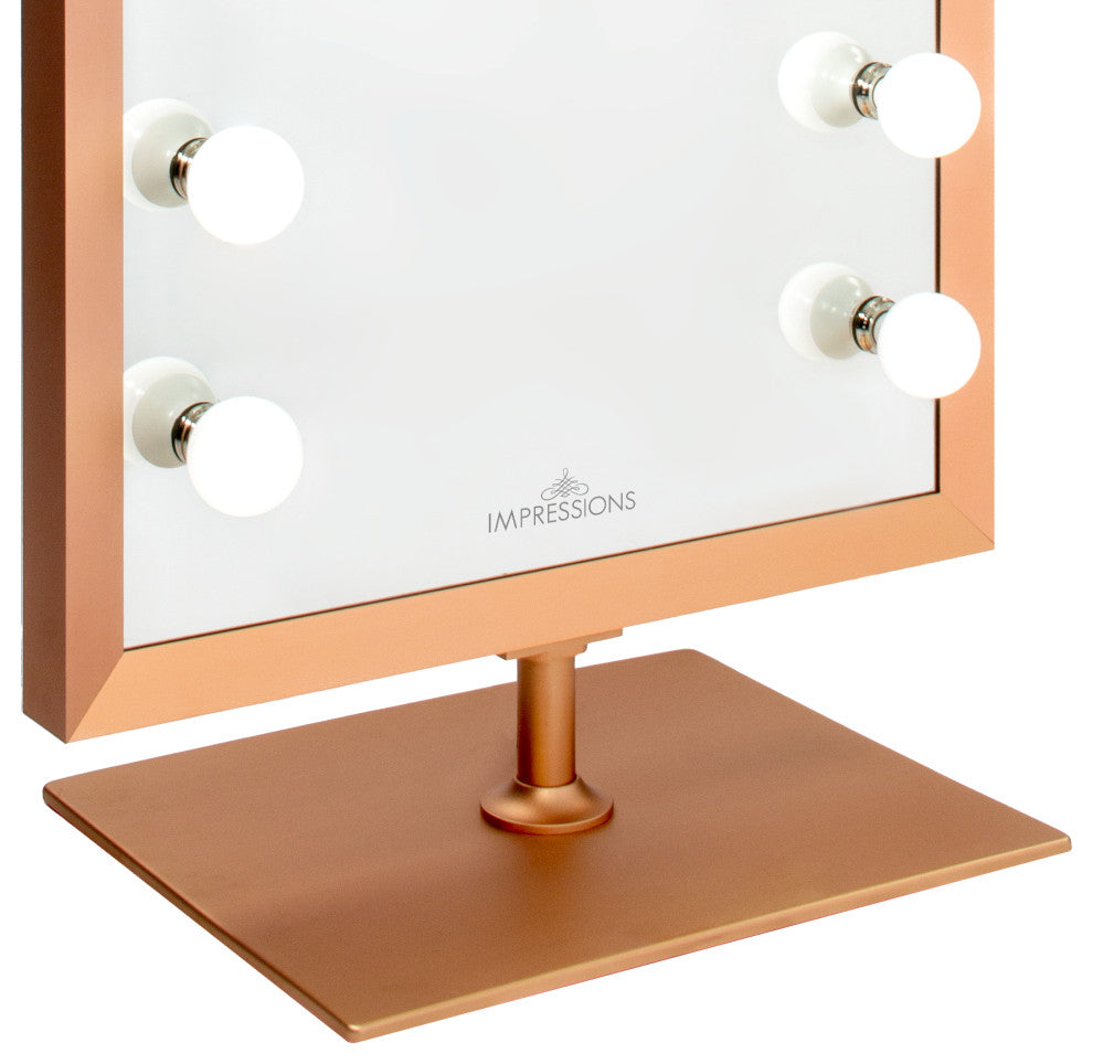 Starlight Full Body LED Makeup Mirror with 21 Bulbus, Gold