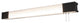 Marquette Overbed Light Fixture, Walnut Finish, 3'