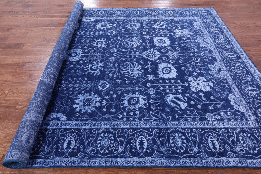 Persian Hand-Knotted Wool & Silk Rug 8' 2" X 10' 1" - Q13693