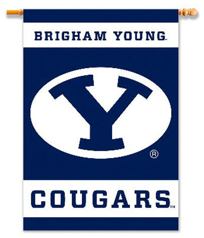 Brigham Young University, BYU, 28"x40" 2-sided NCAA Banner