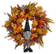 Nearly Natural W1190 28" Harvest Fall Gmone Artificial Autumn Wreath