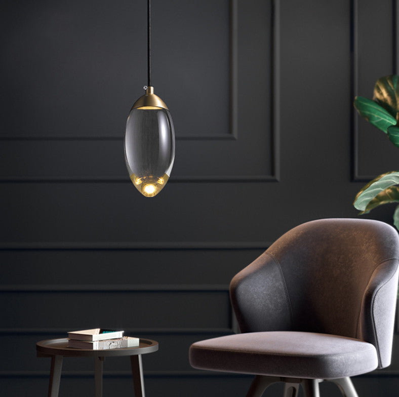 MIRODEMIÂ® Bergeggi | Copper Crystal Pendant Light in the Shape of Balls, Warm Light