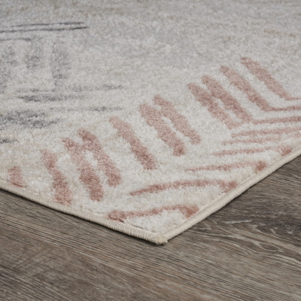 5" x 7" Ivory Eclectic Arrows Area Rug