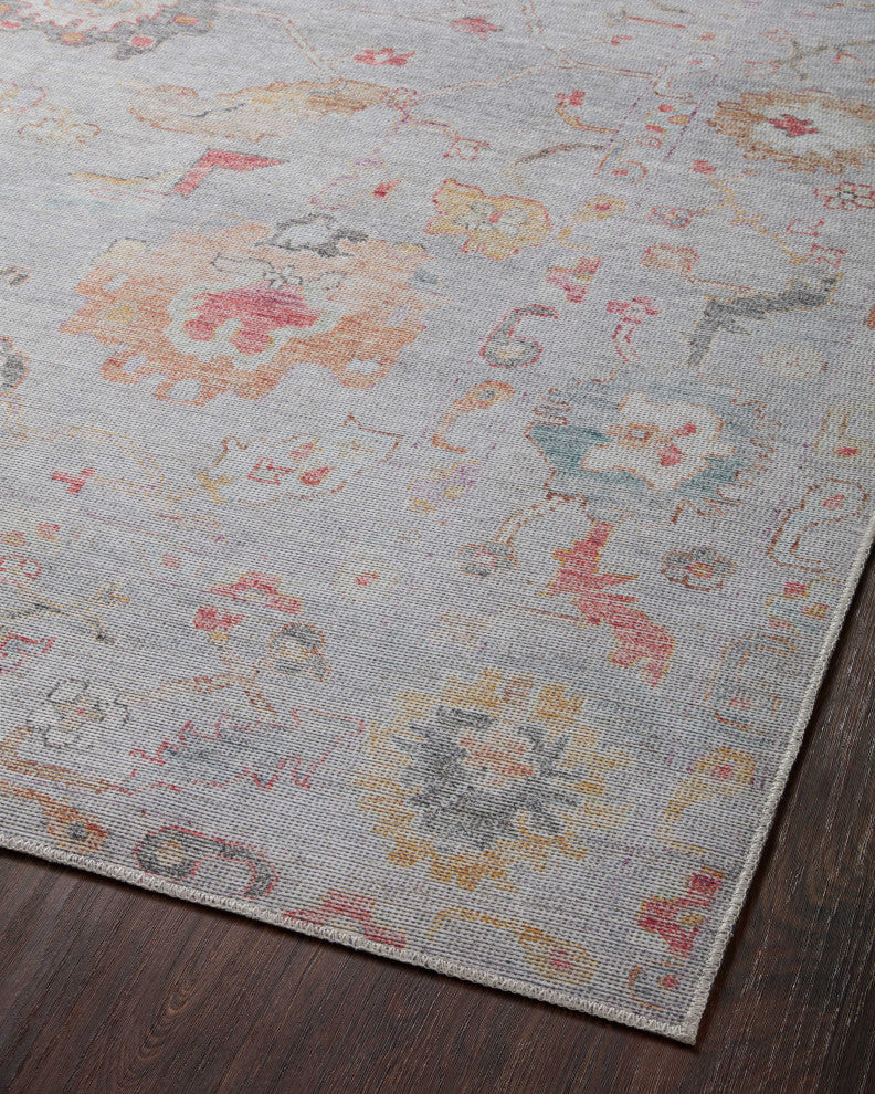 Loloi II Elysium Silver / Multi 2'-6" x 9'-6" Runner Rug