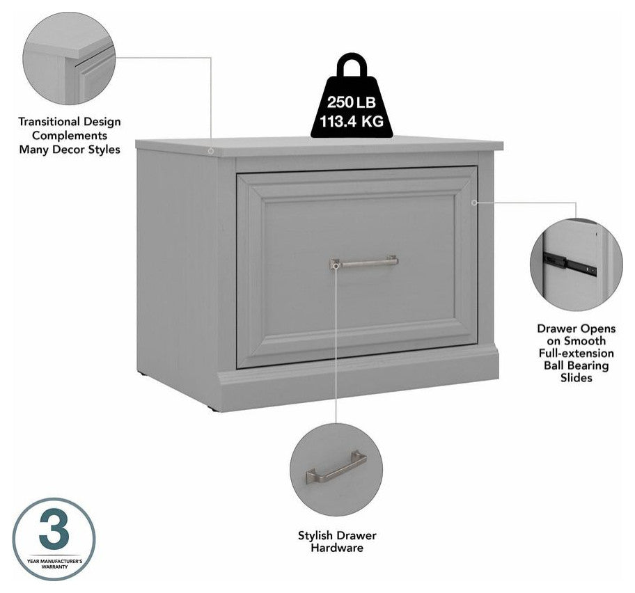 kathy ireland� Home by Bush Furniture Woodland 24W Small Shoe Bench with...