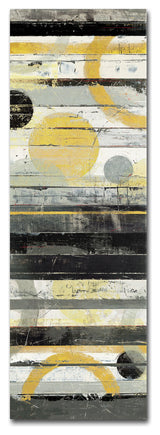 'Yellow Zephyr Panel' Canvas Art by Mike Schick