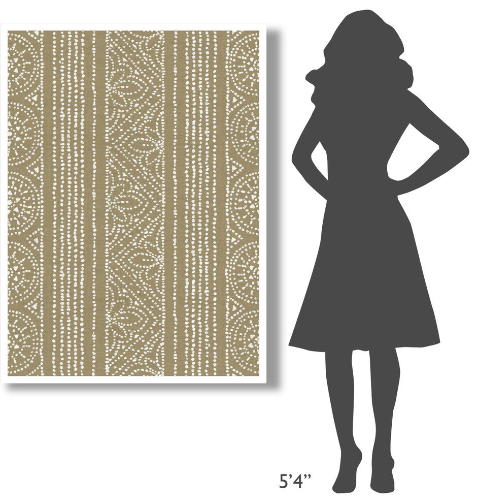 "Batik II Patterns" Digital Paper Print by Daphne Brissonnet, 38"x50"