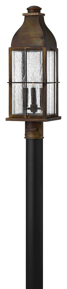 Hinkley Bingham Large Post Top Or Pier Mount Lantern, Sienna