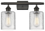 Cobbleskill 2-Light LED Bath Fixture, Oil Rubbed Bronze, Glass: Clear